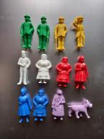 12 diguren van Kuifje Esso 1973, Verzamelen, Verzenden, Kuifje, Zo goed als nieuw, Beeldje of Figuurtje