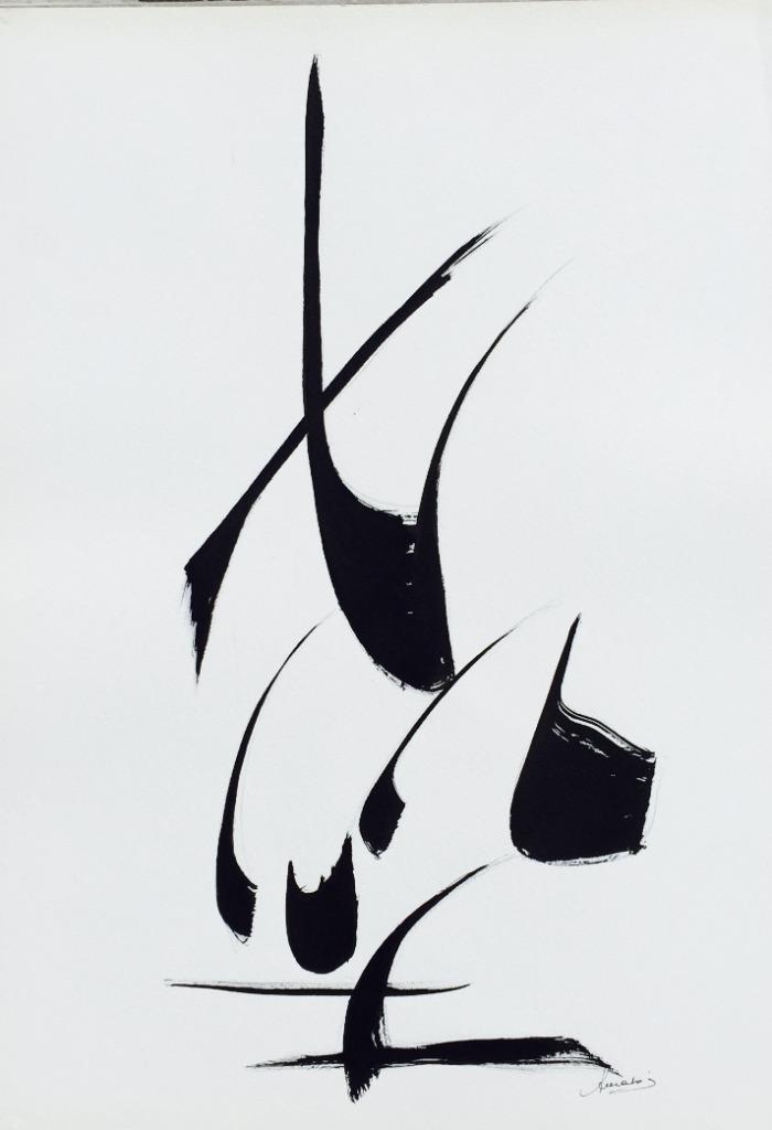 LYRISCHE ABSTRACTIE, Antiek en Kunst, Kunst | Schilderijen | Abstract, Ophalen of Verzenden