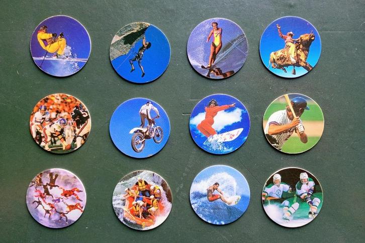 Lot 12 Skippies Mars (Sports) – Collection vintage, Verzamelen, Flippo's, Losse flippo's, Ophalen of Verzenden