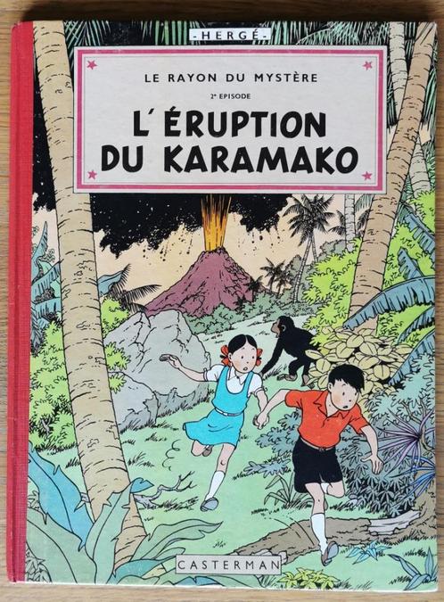 Jo, Zette et Jocko - L'Eruption du Karamako - B20 - 1956, Boeken, Stripverhalen, Gelezen, Eén stripboek, Ophalen of Verzenden