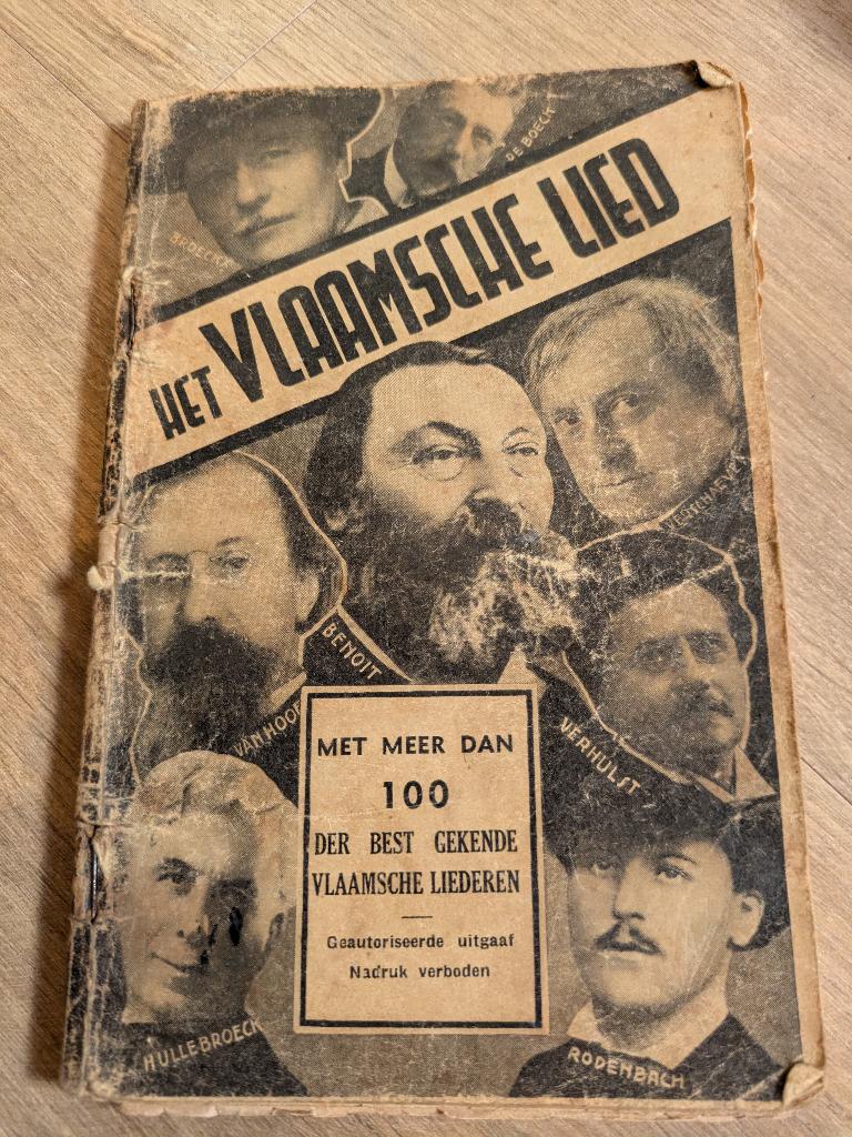 Boekje Het Vlaamsche Lied, Antiek en Kunst, Antiek | Boeken en Manuscripten, Ophalen
