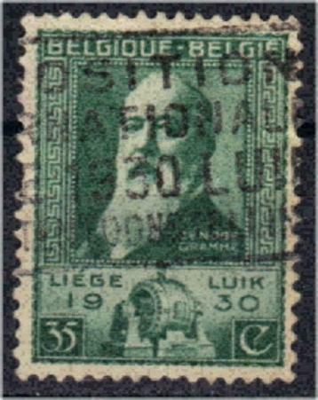 Belgie 1930 - Yvert/OBP 299 - Zenobe Gramme (ST) beschikbaar voor biedingen