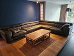 lederen hoeksalon, modulair, Huis en Inrichting, Zetels | Zetels en Chaises Longues, Ophalen, Gebruikt, 100 tot 125 cm, 300 cm of meer