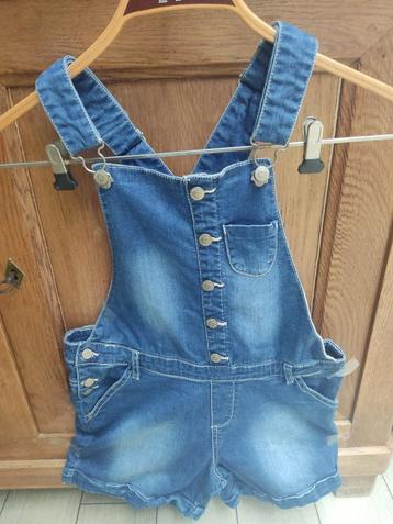 Salopet short jeans donkerblauw  beschikbaar voor biedingen