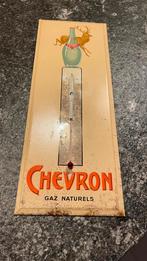 Chevron blikken thermometer., Verzamelen, Merken en Reclamevoorwerpen, Ophalen of Verzenden, Zo goed als nieuw
