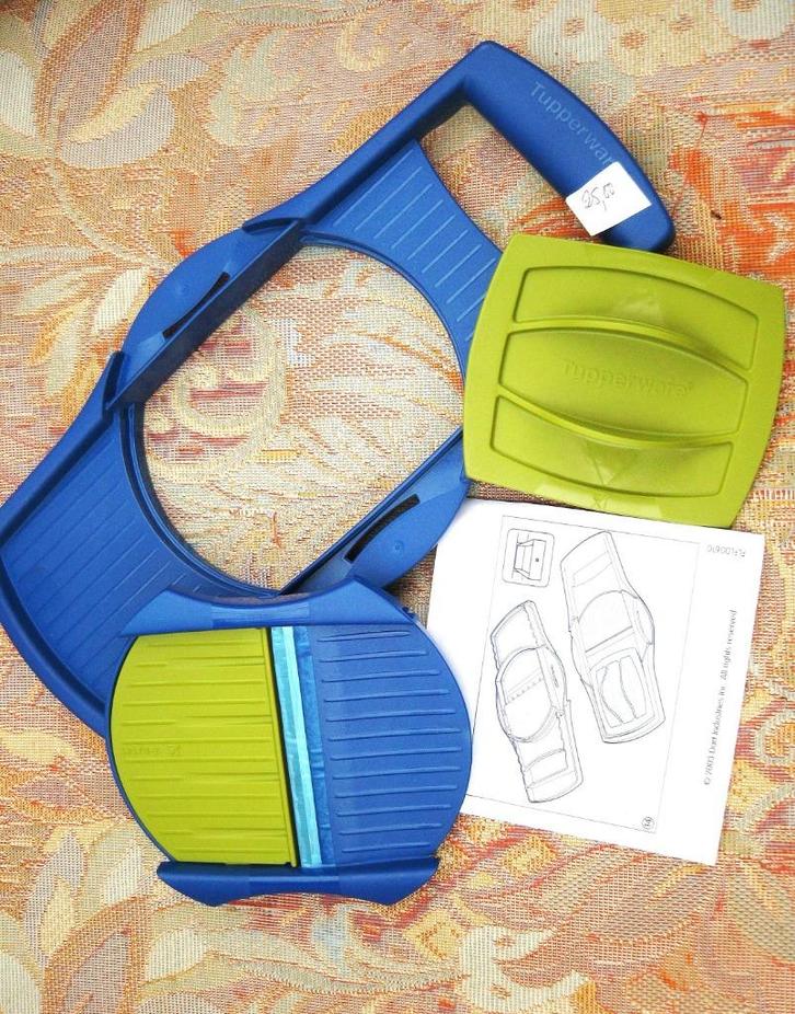 Tupperware: Om te snijden, in plakjes te snijden., Huis en Inrichting, Keuken | Tupperware, Nieuw, Overige typen, Blauw, Groen