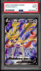 Zacian V PSA 9 - 195/202 - Sword & Shield - Base 2020, Verzenden, Zo goed als nieuw, Losse kaart