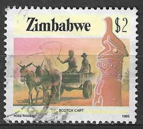 Zimbabwe 1985 - Yvert 103 - Het leven in Zimbabwe (ST), Timbres & Monnaies, Timbres | Afrique, Affranchi, Zimbabwe, Envoi