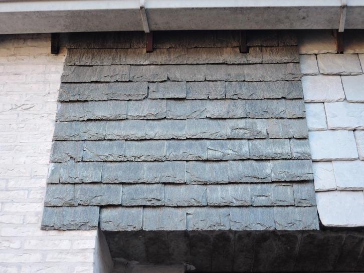 Woodstone natuurleien - 20x37cm met gaten - Groot lot, Doe-het-zelf en Bouw, Dakpannen en Dakbedekking, Nieuw, Overige typen, Overige materialen