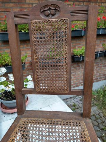 4 stoelen in eik beschikbaar voor biedingen