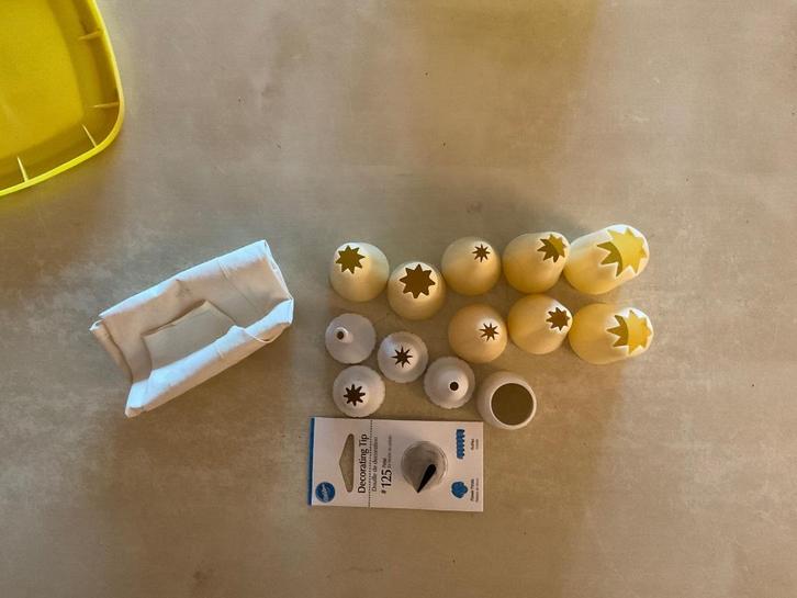 Spuitzak en spuitmondjes, Hobby en Vrije tijd, Taarten en Cupcakes maken, Gebruikt, Versiering, Taarten of Cupcakes, Ophalen