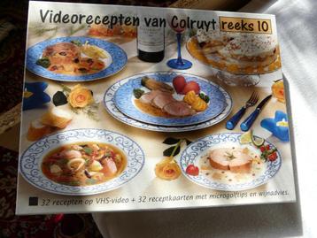 12 reeksen VHS video met recepten uitgegeven door Colruyt beschikbaar voor biedingen