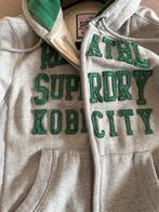 Nouveau sweat à capuche zippé SuperDry, Neuf, Gris, Enlèvement ou Envoi, SuperDry