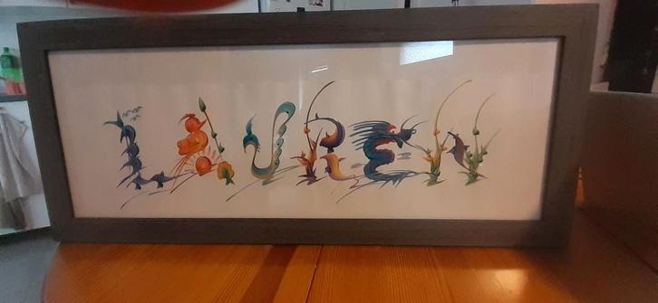 kader, Huis en Inrichting, Woonaccessoires | Lijsten, Zo goed als nieuw, Minder dan 50 cm, 75 tot 100 cm, Hout, Ophalen of Verzenden