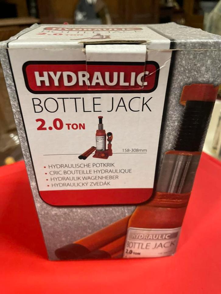 Cric bouteille hydraulique 2 tonnes, Auto diversen, Onderhoudsmiddelen, Ophalen