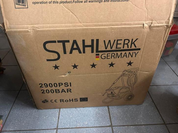 Hogedrukreiniger nieuw - Stahlwerk, Tuin en Terras, Hogedrukreinigers, Nieuw, Elektrisch, Ophalen