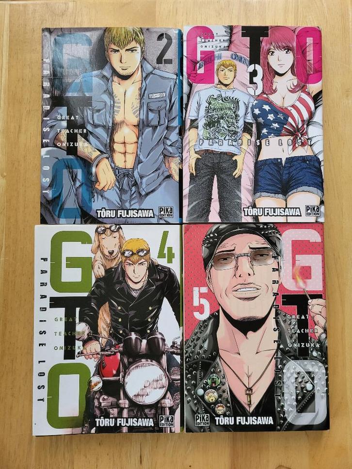 Lot mangas GTO Paradise Lost, Boeken, Stripverhalen, Gelezen, Meerdere stripboeken, Ophalen