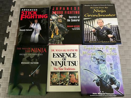 6 Ninja/Samurai boeken boordevol kennis en technieken, Livres, Guerre & Militaire, Comme neuf, Autres sujets/thèmes, Enlèvement