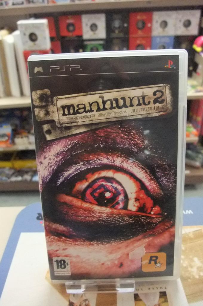 manhunt 2 psp, Games en Spelcomputers, Games | Sony PlayStation Portable, Zo goed als nieuw, Avontuur en Actie, 1 speler, Vanaf 18 jaar