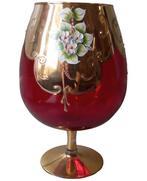 Italiaans Venitiaanse Murano beker op voet., Antiek en Kunst, Ophalen