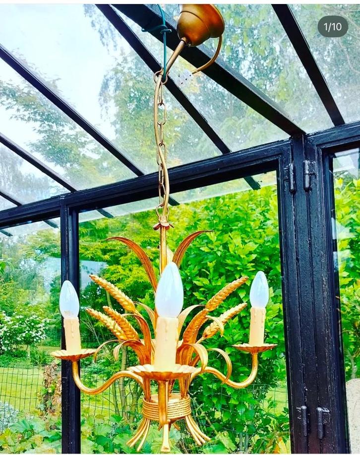 Kroonluchter korenaren, Antiek en Kunst, Antiek | Verlichting, Ophalen of Verzenden