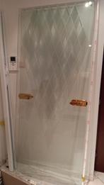 2 diamant gezandstraalde glazen deuren, Enlèvement, Utilisé