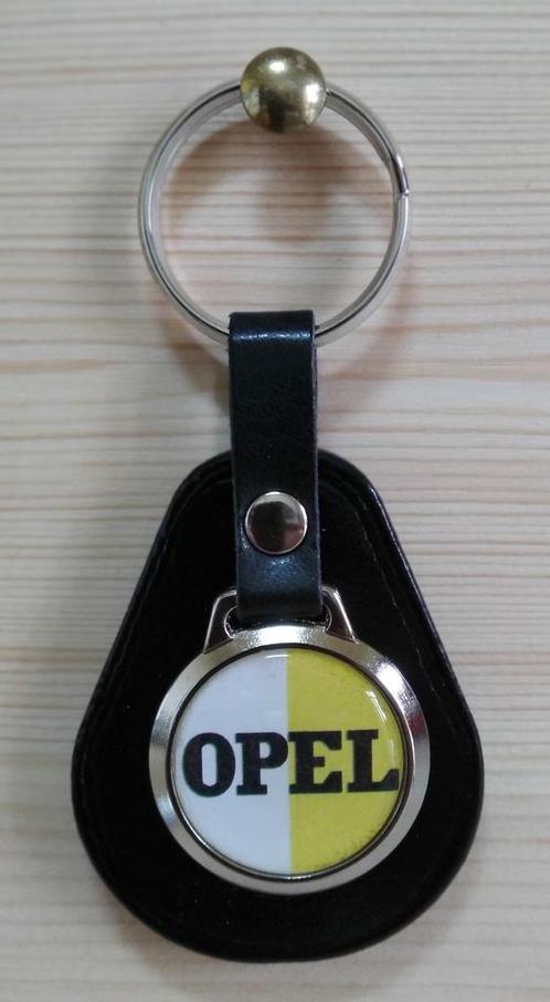OPEL Sleutelhanger met logo . Zwart leer, Auto-onderdelen, Overige Auto-onderdelen, Opel, Nieuw, Ophalen of Verzenden