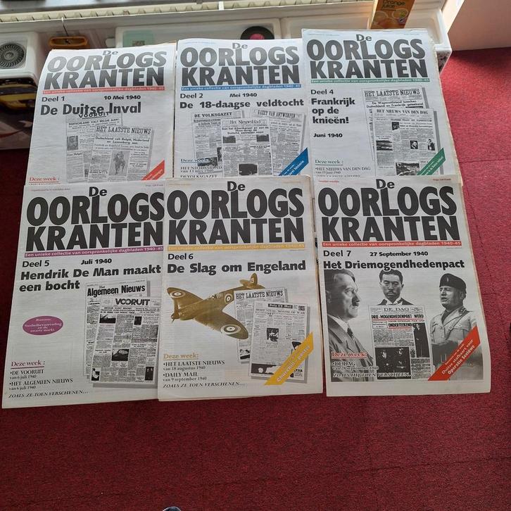 34 Oorlogstijdschriften 1940_1945, Verzamelen, Militaria | Tweede Wereldoorlog, Luchtmacht, Boek of Tijdschrift, Ophalen