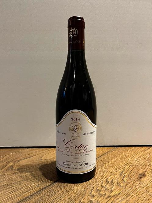 12x Domaine Jacob Corton Grand Cru « Les Carrières » 2014, Collections, Vins, Neuf, Vin rouge, France, Pleine, Enlèvement ou Envoi