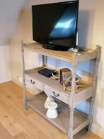 Bijzettafel + 2 nachtkastjes, Ophalen, 50 tot 100 cm, Eikenhout, 25 tot 50 cm