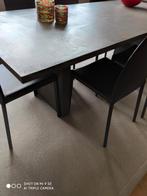Eettafel in abeton (betonlook) 220x100  (nieuwprijs 2.500 €), Huis en Inrichting, Tafels | Eettafels, Ophalen, Zo goed als nieuw