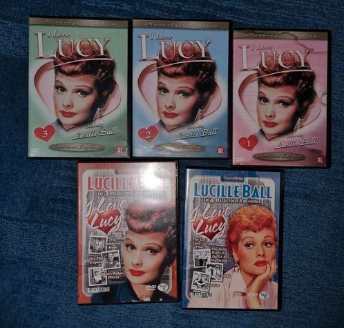 5 x dvd Lucy Ball, CD & DVD, DVD | TV & Séries télévisées, Utilisé, Enlèvement ou Envoi