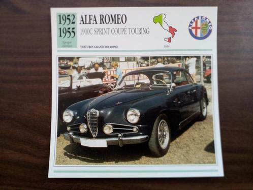 Alfa Romeo - Edito Service kaarten auto bouwperiode1952-1967, Verzamelen, Automerken, Motoren en Formule 1, Zo goed als nieuw