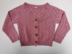 Mt 98-104 Roze gebreide gilet, Meisje, Trui of Vest, Ophalen of Verzenden, Zo goed als nieuw