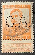 1912. ALBERT I. (116 + Perfin C.A.) Zeldzaam., Postzegels en Munten, Postzegels | Europa | België, Koninklijk huis, Ophalen of Verzenden