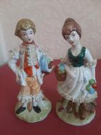 Vintage porseleinen beeldjes – romantisch boerenkoppel, Antiek en Kunst, Ophalen of Verzenden