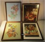 4 Mooie Retro houten Fotolijsten - 39x31, Verzenden, Zo goed als nieuw