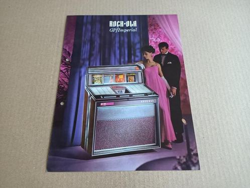 Folder: Rock-ola 433GP (1966) jukebox, Verzamelen, Automaten | Jukeboxen, Verzenden