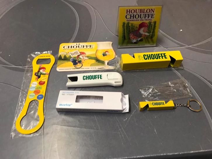 Chouffe bier pakket, 15€ voor alles, Verzamelen, Biermerken, Nieuw, Overige typen, Ophalen of Verzenden