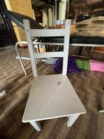Chaise en bois blanche, Ophalen, Gebruikt, Wit, Eén