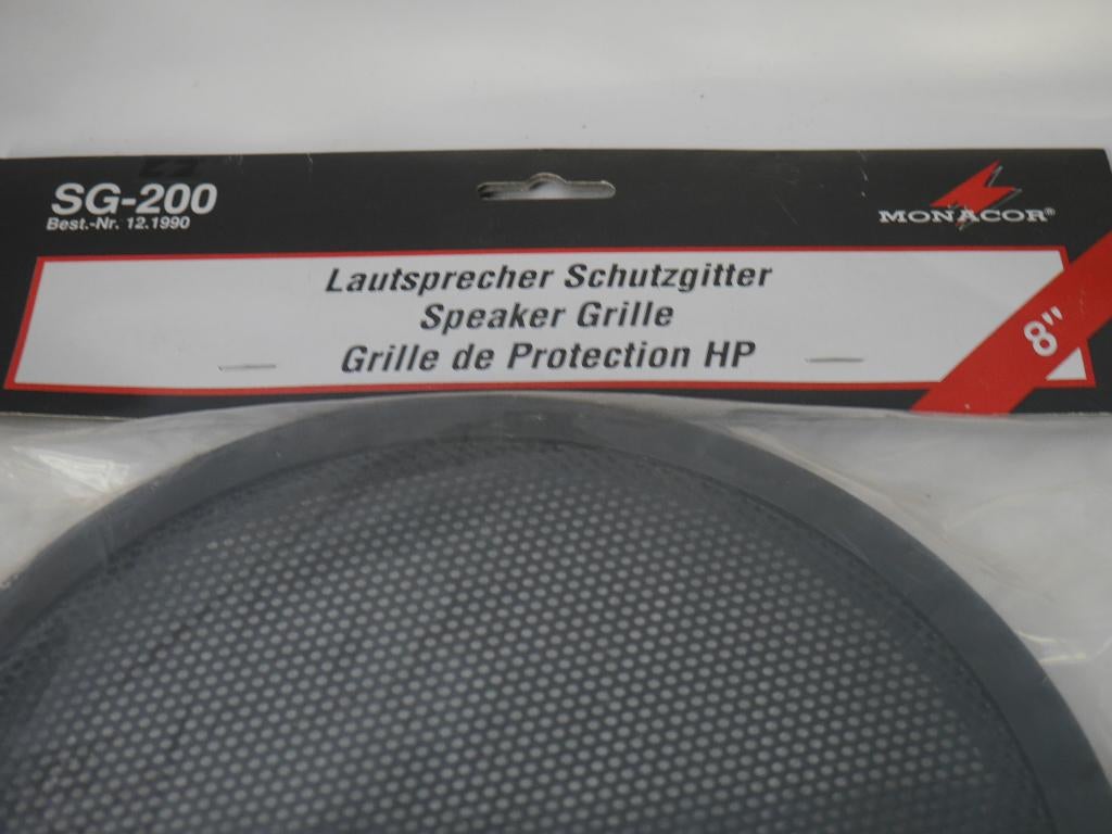 MONACOR SG-200 Grille de protection HP, TV, Hi-fi & Vidéo, Enceintes, Neuf, Enlèvement ou Envoi