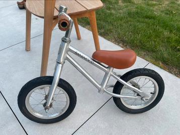 Banwood Loopfiets balance bike chrome met helm. beschikbaar voor biedingen