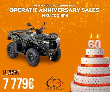 QUAD KYMCO MXU 700 I EPS ANNIVERSARY SALES