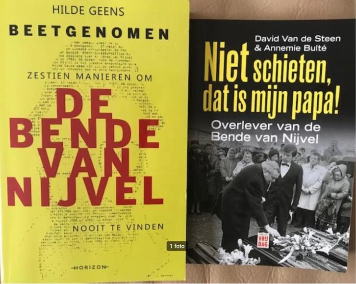 Twee boeken De bende van Nijvel Niet schieten, dat is mijn p, Boeken, Politiek en Maatschappij, Ophalen of Verzenden
