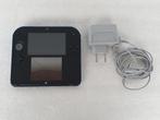 Zwart - blauwe 2DS console met stylus en oplader, Games en Spelcomputers, Spelcomputers | Nintendo 2DS en 3DS, Ophalen of Verzenden