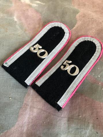 WW2 WH schulterklappen 50e pz div beschikbaar voor biedingen