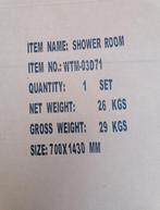 Glazen badwand nieuw in verpakking, Doe-het-zelf en Bouw, Ophalen, Bad