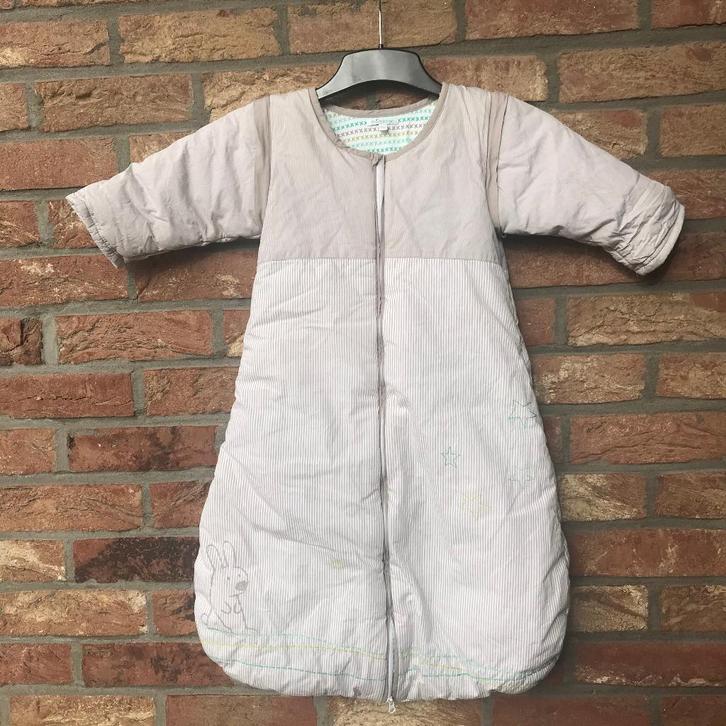 Prémaman dikke, taupe en witte, onberispelijke slaapzak, Kinderen en Baby's, Dekens, Slaapzakjes en Inbakerproducten, Zo goed als nieuw