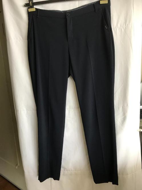 Damesbroek Xandres Mt 44, Kleding | Dames, Broeken en Pantalons, Zo goed als nieuw, Maat 42/44 (L), Blauw, Lang, Ophalen of Verzenden