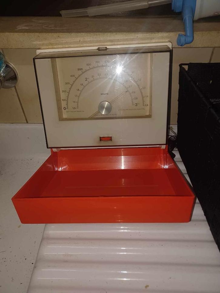 VINTAGE KEUKENWEEGSCHAAL KRUPS, Huis en Inrichting, Keuken | Keukenbenodigdheden, Gebruikt, Ophalen